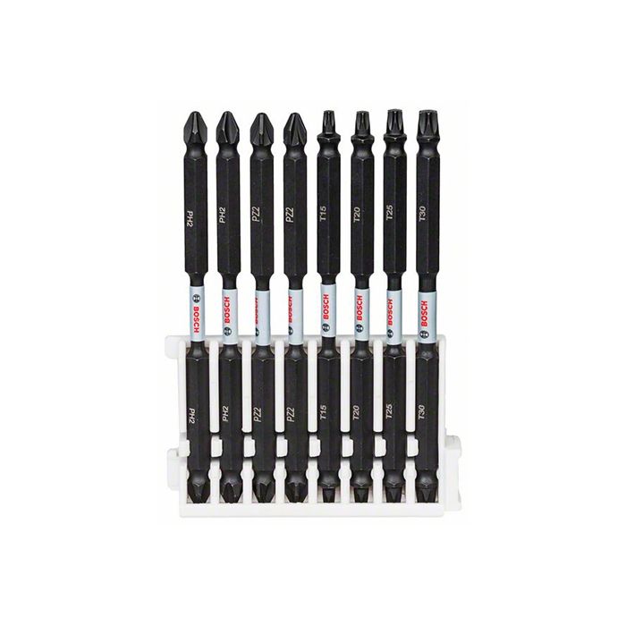 Набор двусторонних ударных бит Bosch Impact Control 1/4" 110 мм (8 шт.) (2608522346)