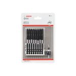 Набор двусторонних ударных бит Bosch Impact Control 1/4" 110 мм (9 шт.) (2608522347)
