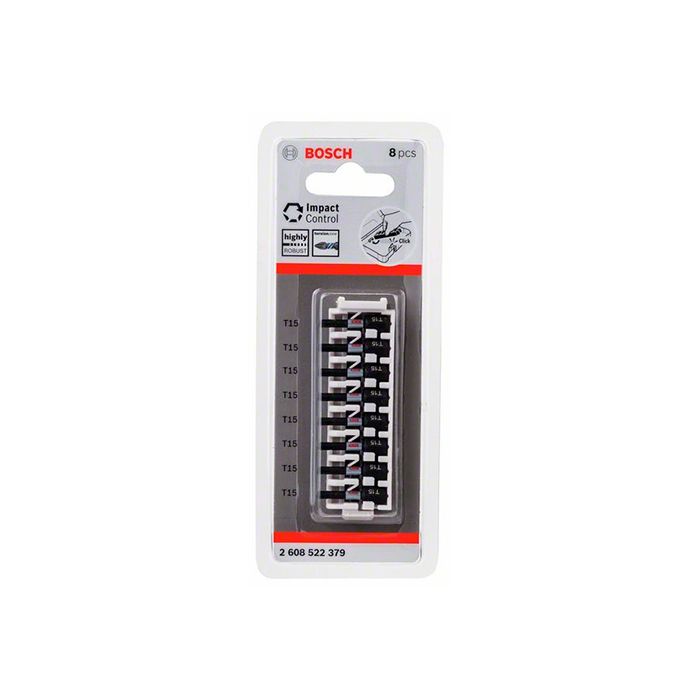 Бита ударная Bosch Impact Control Torx T15 25 мм (8 шт.) (2608522379)