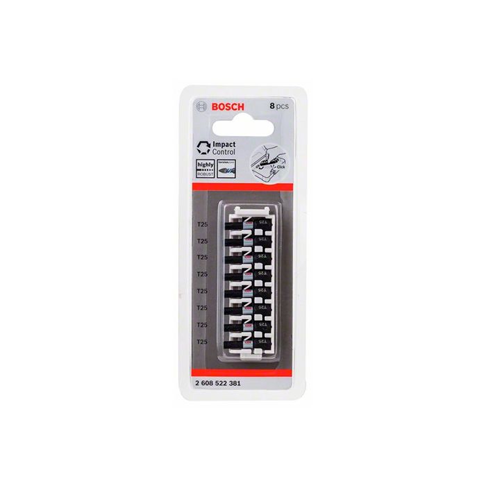 Бита ударная Bosch Impact Control Torx T25 25 мм (8 шт.) (2608522381)
