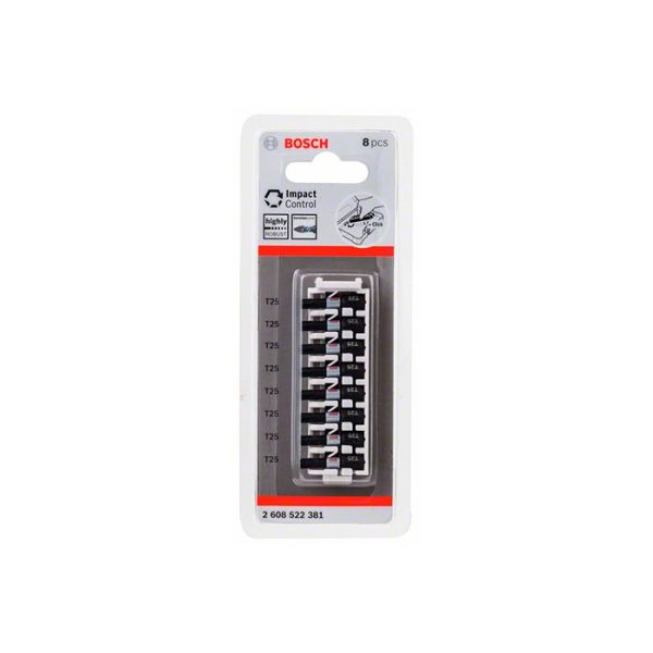 Бита ударная Bosch Impact Control Torx T25 25 мм (8 шт.) (2608522381)