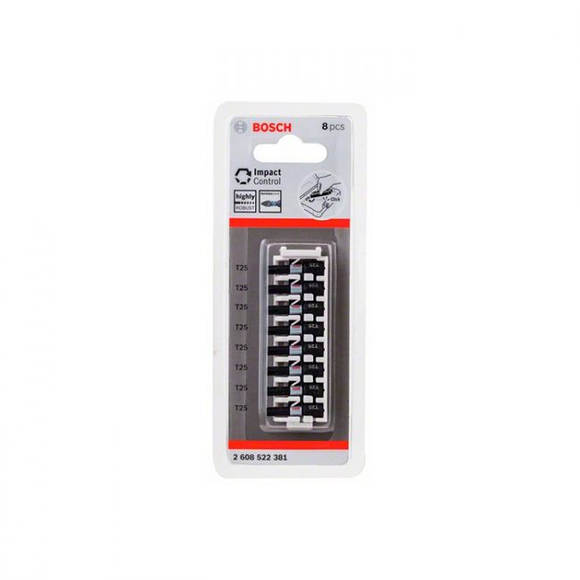 Бита ударная Bosch Impact Control Torx T25 25 мм (8 шт.) (2608522381)