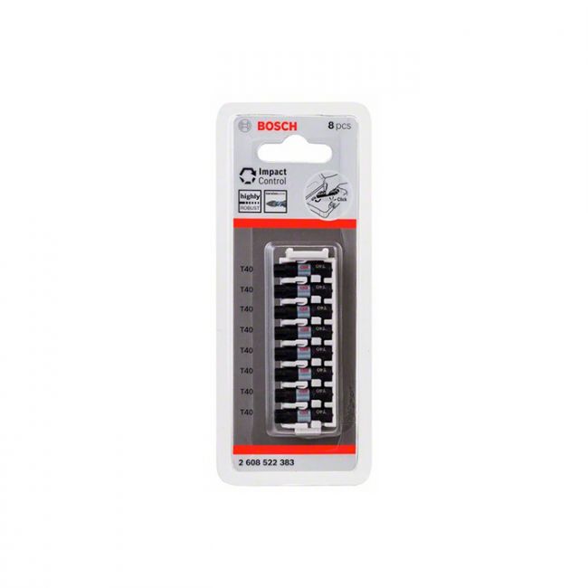 Бита ударная Bosch Impact Control Torx T40 25 мм (8 шт.) (2608522383)