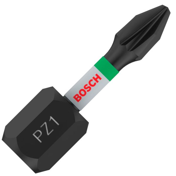 Біти Bosch Pro Pozidriv Impact PZ1, 25 мм, 2 шт (2608522400)