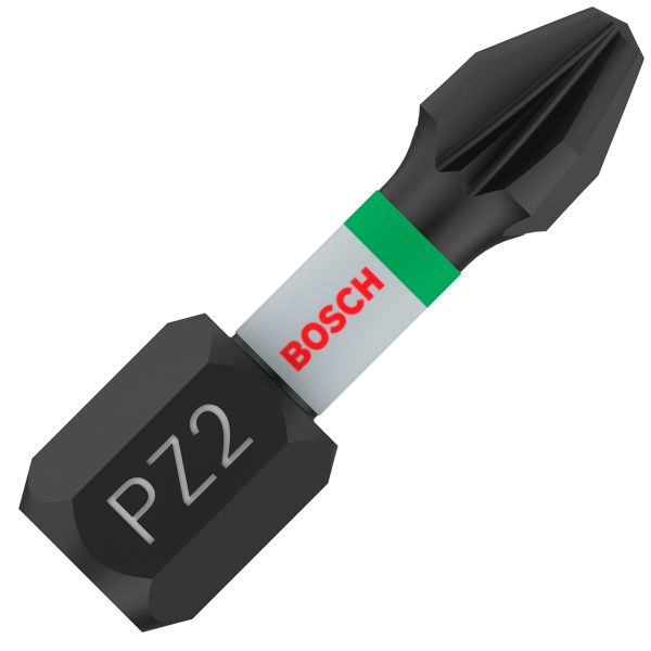 Ударна біта Bosch Impact Control PZ2 25 мм, 2 шт (2608522401)