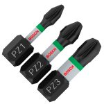 Набір біт Bosch Pro Pozidriv Impact Set PZ1/2/3, 25 мм, 3 шт (2608522471)