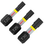Набір біт Bosch Pro Torx Impact Set T25/30/40, 25 мм, 3 шт (2608522479)