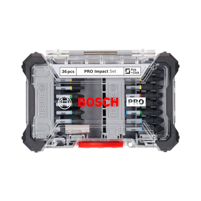 Набір біт Bosch PRO Impact Set з тримачами, 36 шт (2608522517)