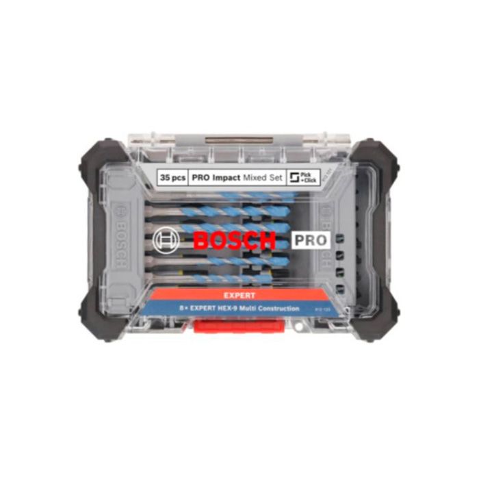 Набір BOSCH Impact Control Кейс L - ударні біти і Свердел MultiConstruction 35шт (2608522518)