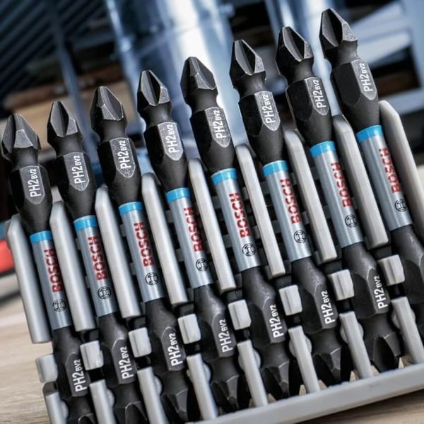 Біти Bosch Pro Phillips Impact PH2, 55 мм, 15 шт (2608522523)