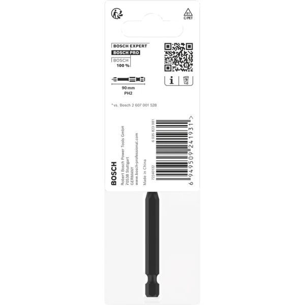 Біта Bosch Pro Phillips Impact PH2, 90 мм (2608522524)