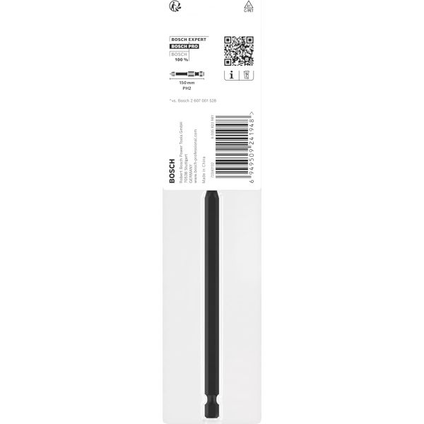 Біта Bosch Pro Phillips Impact PH2, 150 мм (2608522525)