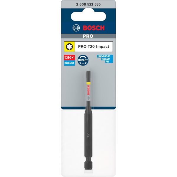 Біта Bosch Pro Torx Impact T20, 90 мм (2608522535)