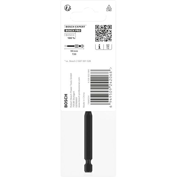 Біта Bosch Pro Torx Impact T20, 90 мм (2608522535)