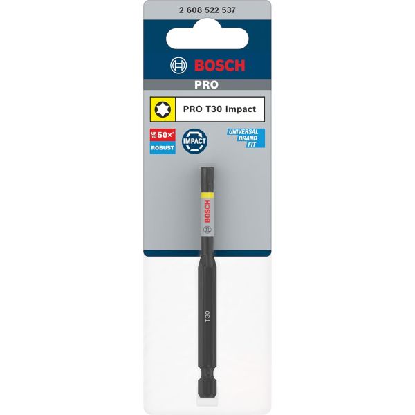 Біта Bosch Pro Torx Impact T30, 90 мм (2608522537)