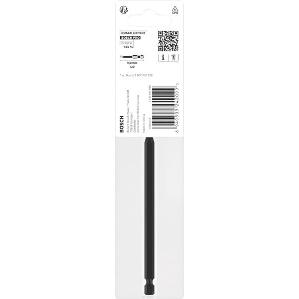 Біта Bosch Pro Torx Impact T20, 150 мм (2608522538)
