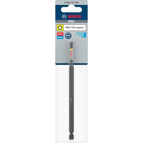 Біта Bosch Pro Torx Impact T25, 150 мм (2608522539)