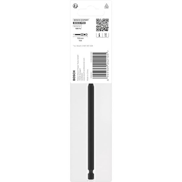 Біта Bosch Pro Torx Impact T25, 150 мм (2608522539)