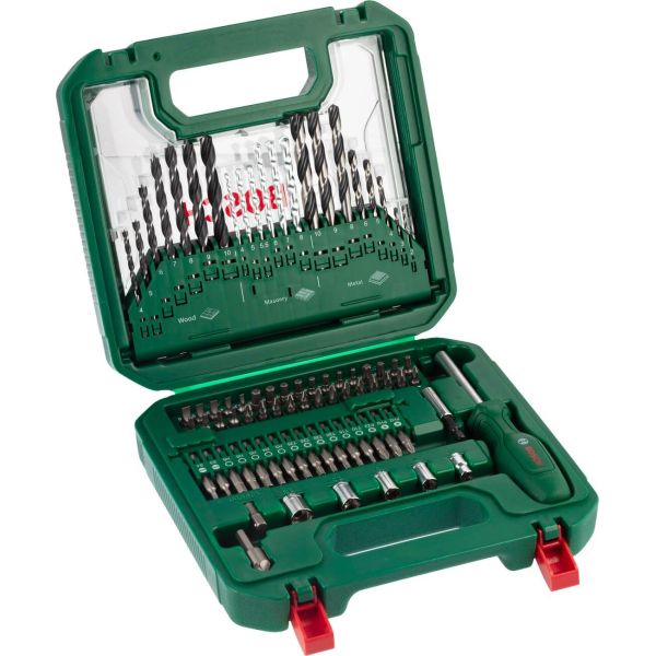 Набір приладдя Bosch Mixed Set M в кейсі, 80 шт (2608522567)