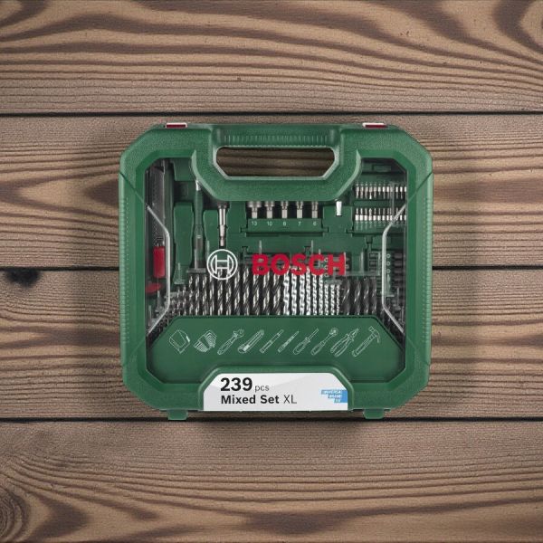 Набір інструментів і приладдя Bosch Mixed Set XL в кейсі, 239 шт (2608522569)