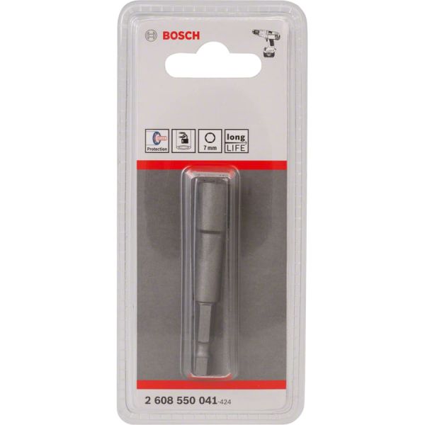 Торцева головка Bosch Extra Hard 1/4", 7 мм (2608550041)