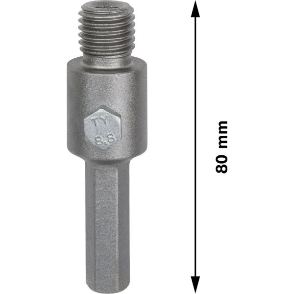 Перехідник для свердлильних коронок Bosch PRO Hex 11х80 мм, M16 (2608550078)