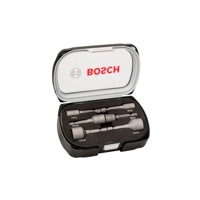 Набір BOSCH 6 торцевих ключів Extra Hard магніт 6/7/8/10/12/13 мм х 50 мм (2608551079)