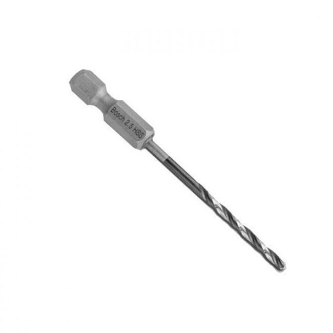 Сверло по металлу спиральное с шестигранным хвостовиком Bosch Impact Control 2.5x69 мм (2608577047)