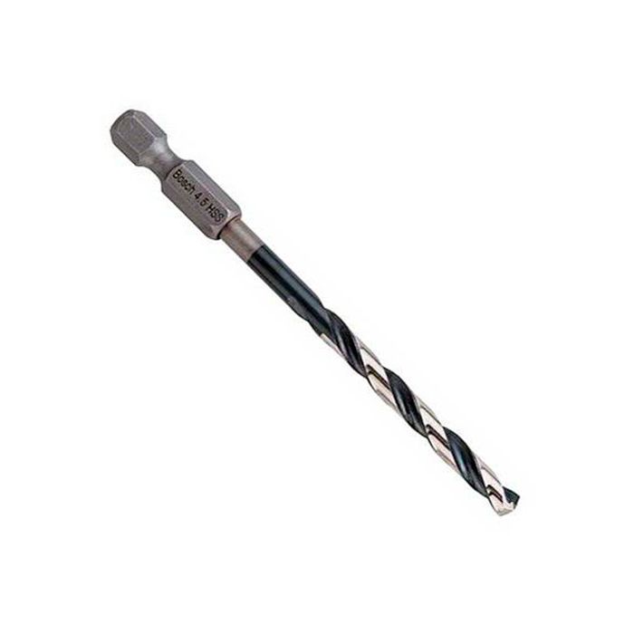 Сверло по металлу спиральное с шестигранным хвостовиком Bosch Impact Control 4.5x87 мм (2608577055)