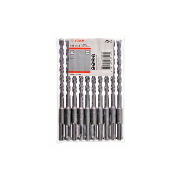 Бур Bosch SDS-Plus-1 8x160мм (10шт) (2608579123)