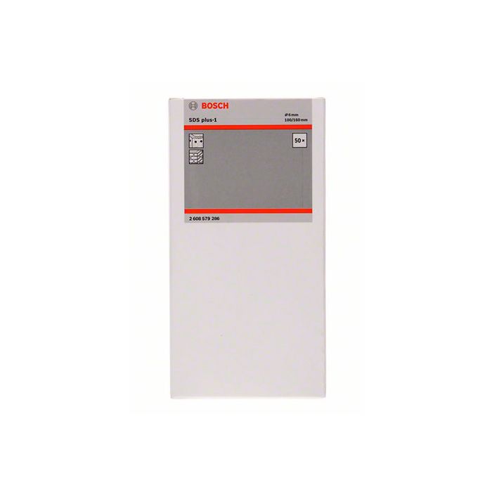 Бур Bosch SDS-Plus-1 6x160мм (50шт) (2608579286)