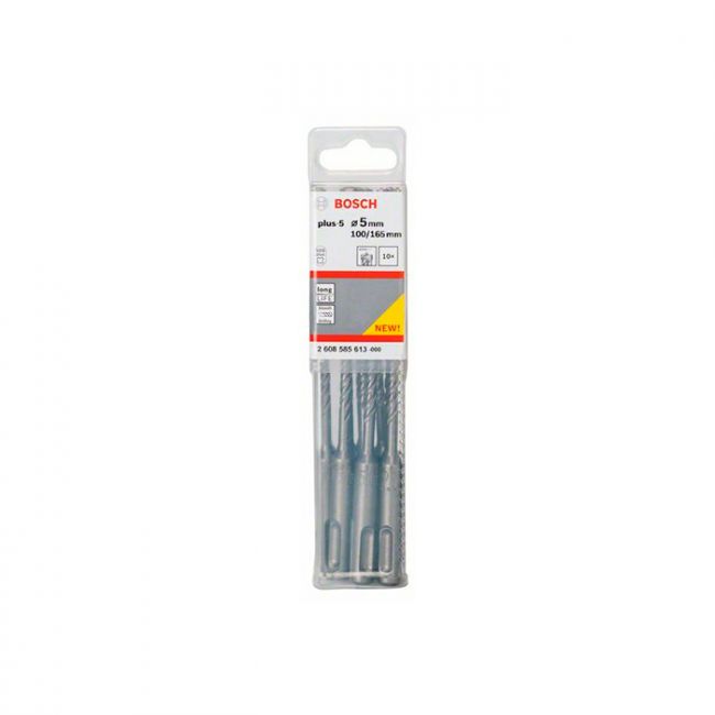 Бур Bosch SDS-plus-5 5x100x165 мм (10 шт) (2608585613)