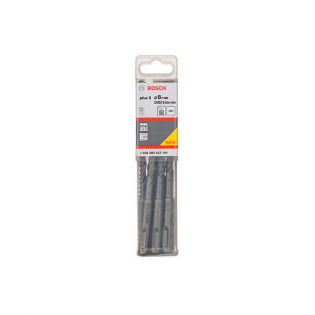 Бур Bosch SDS-Plus S4L, 8x100x165мм (10шт) (2608585623)