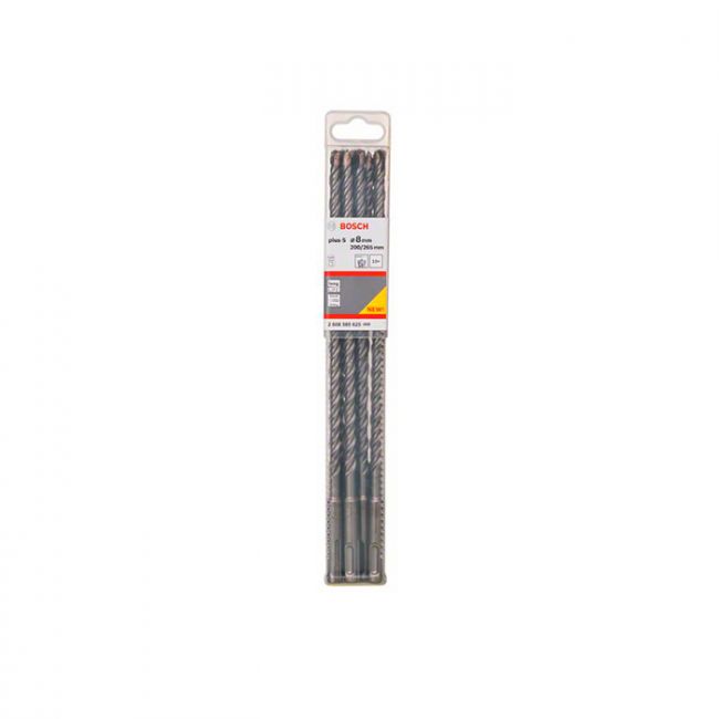 Бур Bosch SDS-Plus S4L, 8x200x265мм (10шт) (2608585625)