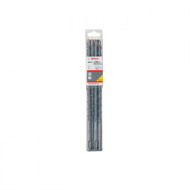 Бур Bosch SDS-Plus S4L, 10x200x265 (10шт) (2608585628)