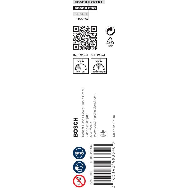 Свердло гвинтове Bosch Pro Wood Auger Bit, 6х95х160 мм (2608585694)