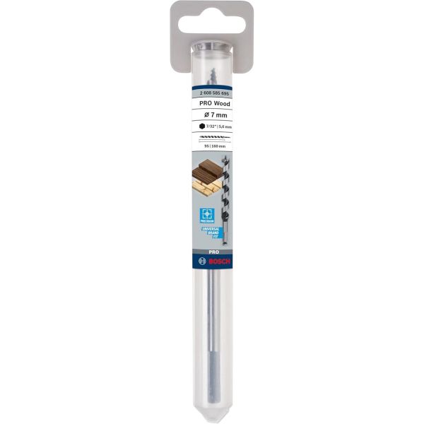 Свердло гвинтове Bosch Pro Wood Auger Bit, 7х95х160 мм (2608585695)