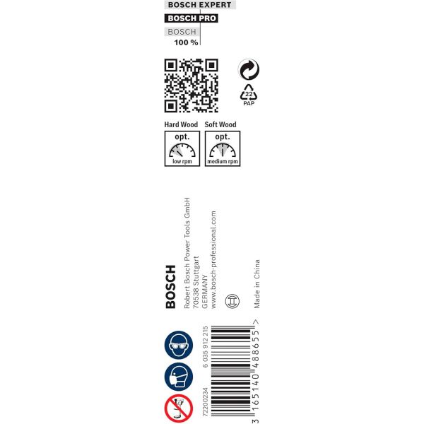 Свердло гвинтове Bosch Pro Wood Auger Bit, 7х95х160 мм (2608585695)