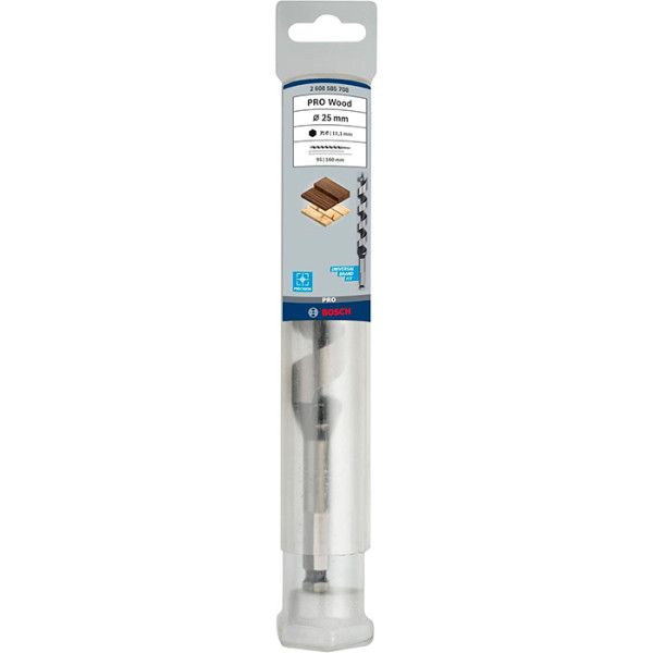 Свердло гвинтове Bosch PRO Wood, 25x100x160 мм (2608585708)