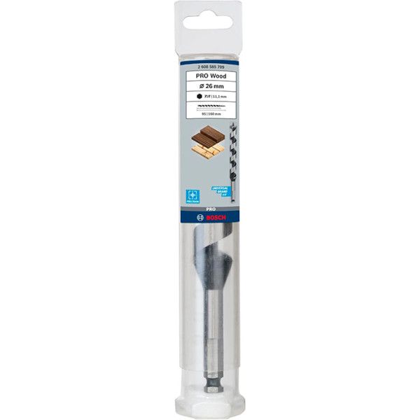 Свердло гвинтове Bosch PRO Wood, 26x95x160 мм (2608585709)