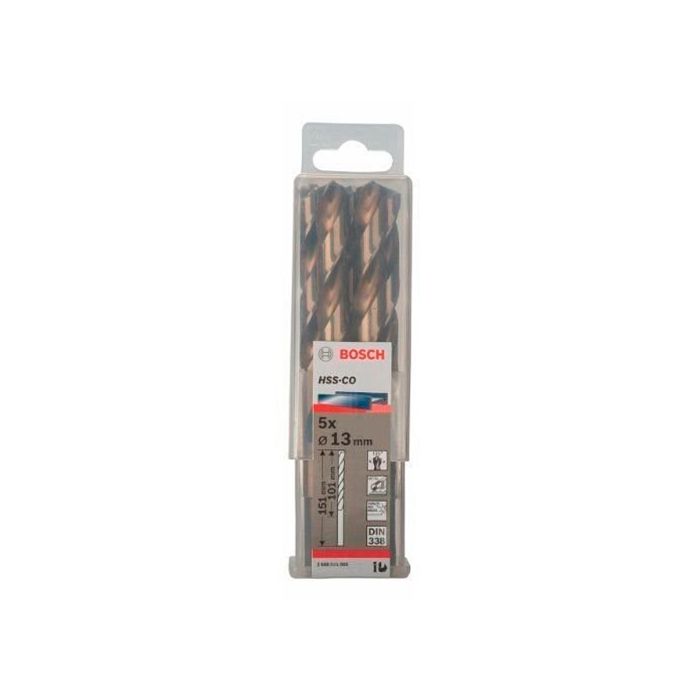 Сверло по металлу Bosch HSS-CO 13 мм (5 шт.) (2608585905)