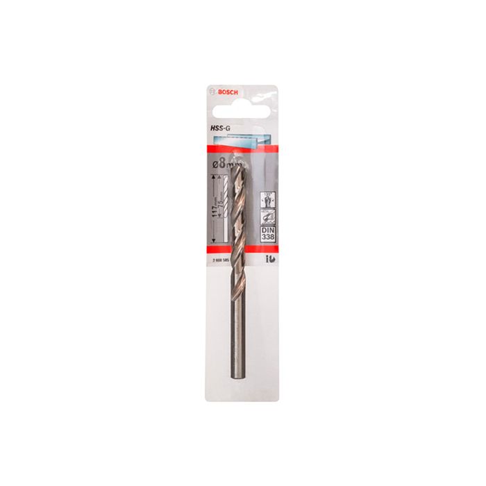 Сверло по металлу Bosch HSS-G, 8x117 мм (2608585932)