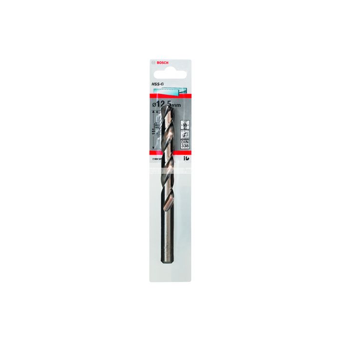 Сверло по металлу Bosch HSS-G, 12.5x151 мм (2608585941)
