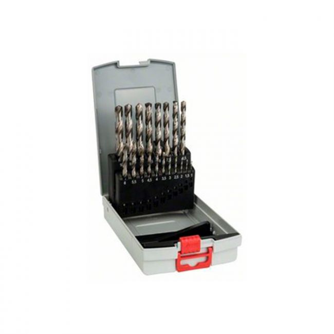 Набор сверл Bosch по металлу HSS-G, 135° (19 шт.) (2608587013)