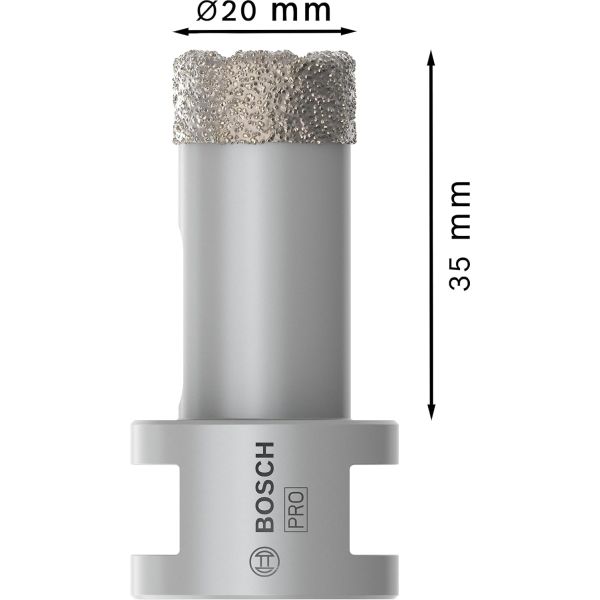 Алмазне свердло Bosch PRO Ceramic dry 20x35xM14 (2608587115)