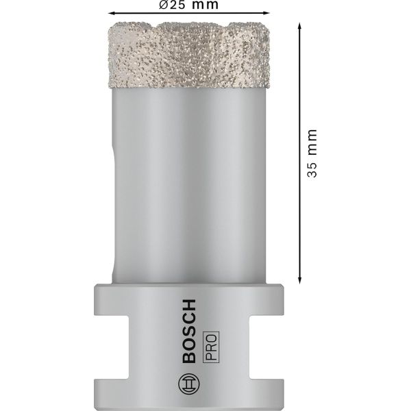 Алмазне свердло Bosch PRO Ceramic dry 25x35xM14 (2608587117)