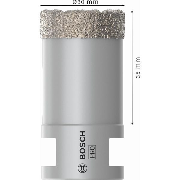 Алмазне свердло Bosch PRO Ceramic dry 30x35xM14 (2608587119)