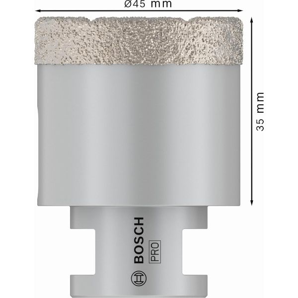 Алмазне свердло Bosch PRO Ceramic dry 45x35xM14 (2608587124)