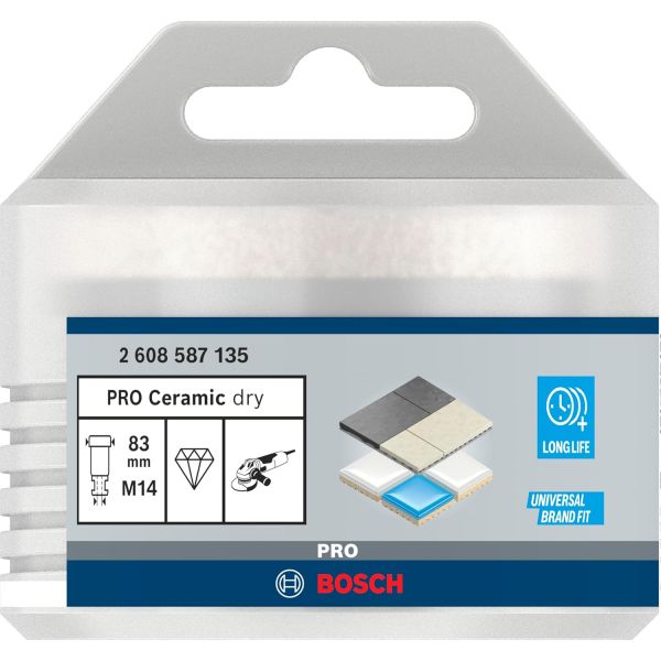 Алмазне свердло Bosch PRO Ceramic dry 83x35xM14 (2608587135)