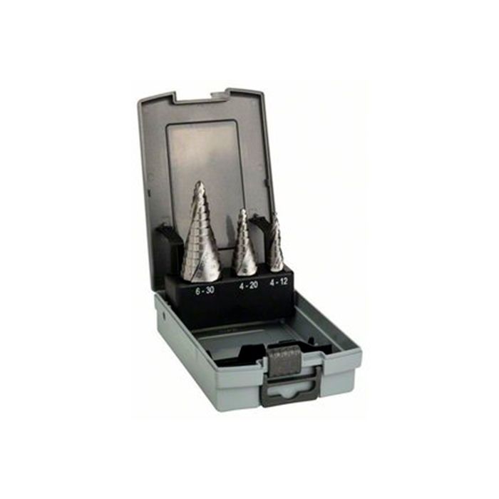 Набор сверл ступенчатых Bosch HSS ProBox (3 шт.) (2608587426)